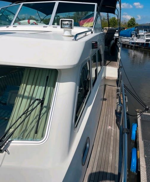 Linssen Yacht Grand Sturdy 410 AC von Mosel-Yachting - Blick nach Achtern